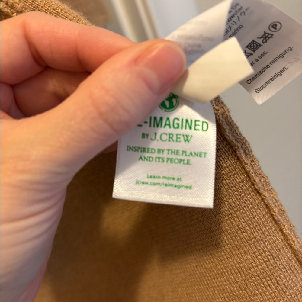 J. Crew Camel Knit Sweater Blazer - Picture 4 of 7